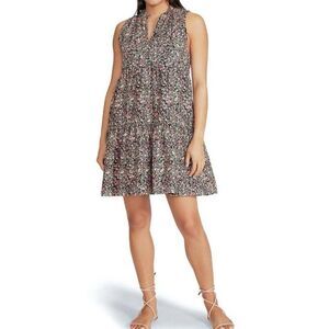 BB Dakota by Steve Madden Frills and Florals Sleeveless Cotton Minidress S
